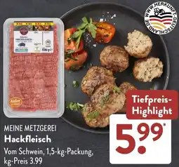 Aldi Süd MEINE METZGEREI Hackfleisch Angebot