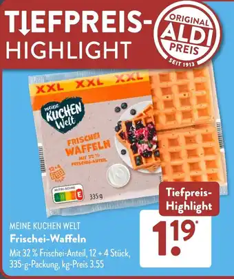 Aldi Süd MEINE KUCHEN WELT Frischei-Waffeln Angebot