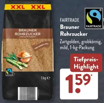 Aldi Süd FAIRTRADE Brauner Rohrzucker Angebot