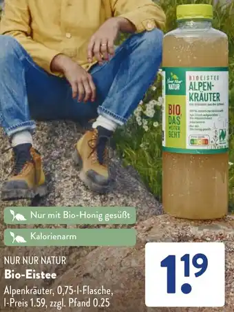 Aldi Süd NUR NUR NATUR Bio-Eistee Angebot