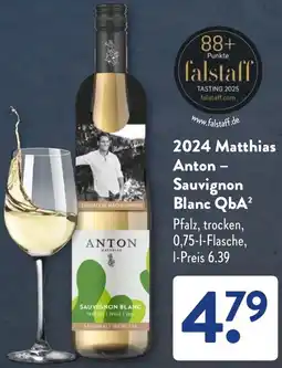 Aldi Süd 2024 Matthias Anton - Sauvignon Blanc QbA Angebot