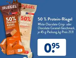 Aldi Süd 50% Protein-Riegel Angebot