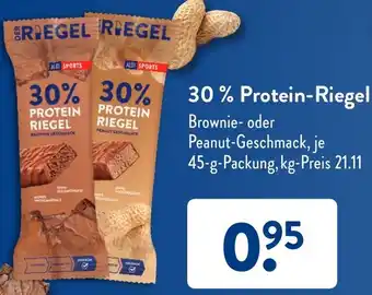 Aldi Süd 30% Protein-Riegel Angebot