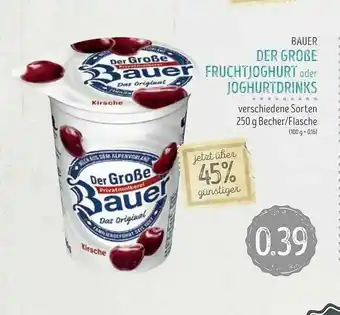 Edeka Struve Bauer Der Große Fruchtjoghurt Oder Joghurtdrinks Angebot