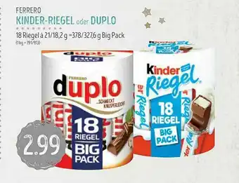 Edeka Struve Ferrero Kinder-riegel Oder Duplo Angebot