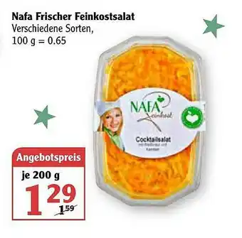 Globus Nafa Frischer Feinkostsalat Angebot