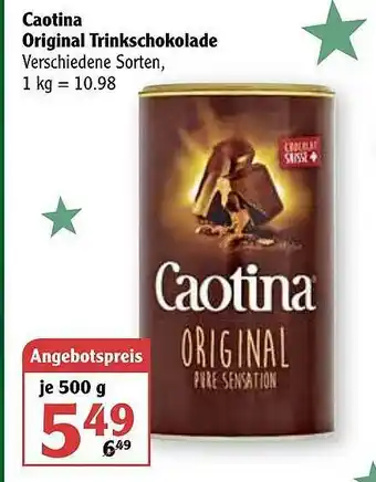 Globus Caotina Original Trinkschokolade Angebot