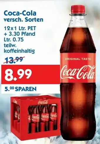 Hol'ab Getränkemarkt Coca Cola 12x1L Angebot