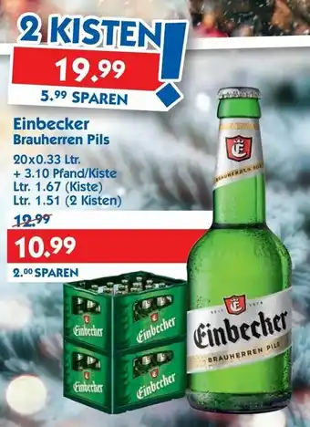 Hol'ab Getränkemarkt Einbecker Brauherren Pils 20x0,33L Angebot