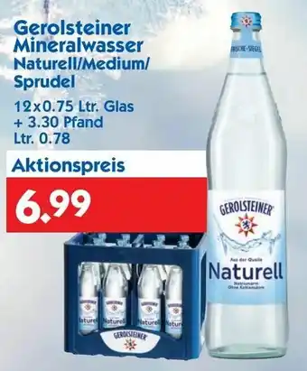 Hol'ab Getränkemarkt Gerolsteiner Mineralwasser 12x0,75L Angebot