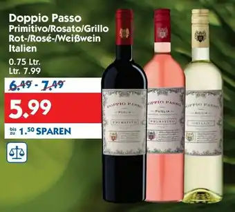 Hol'ab Getränkemarkt Doppio Passo 0,75L Angebot