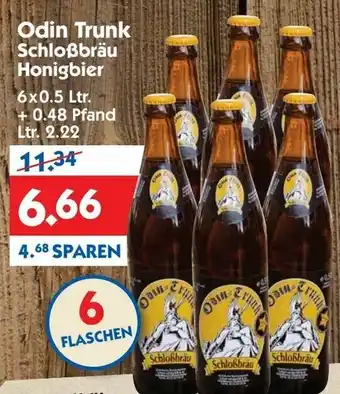 Hol'ab Getränkemarkt Odin Trunk Schloßbräu Honigbier 6x0,5L Angebot