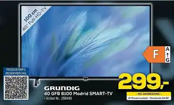 Euronics Berlet Grundig 40 Gfd 6100 Madrid Smart-tv Angebot