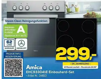 Euronics Berlet Amica Ehc933041e Einbauherd-set Angebot