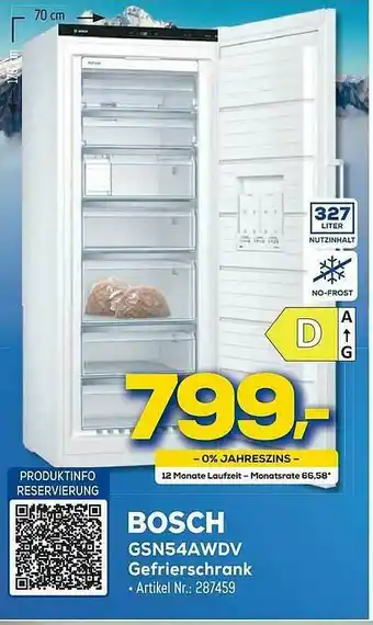 Euronics Berlet Bosch Gsn54awdv Gefrierschrank Angebot