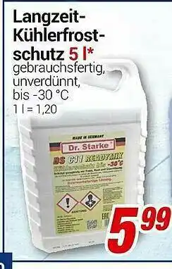 CENTERSHOP Langzeit-kühlerfrostschutz Angebot