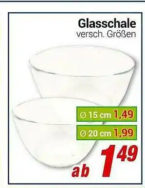 CENTERSHOP Glaschale Angebot