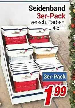 CENTERSHOP Seindenband 3er-pack Angebot