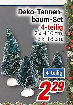 CENTERSHOP Deko-tannenbaum-set Angebot