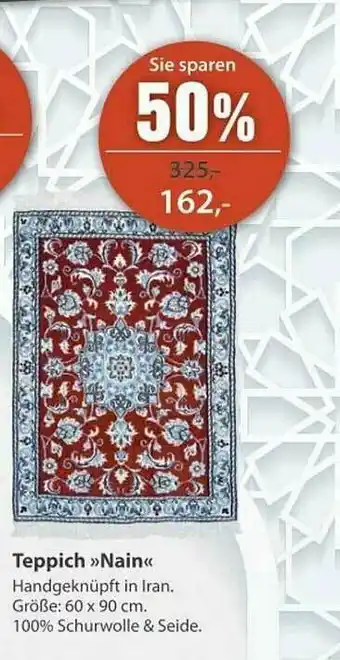 Knutzen Wohnen Teppich »nain« 60 X 90 Cm Angebot