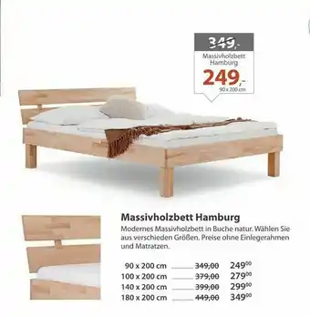 Knutzen Wohnen Massivholzbett Hamburg Angebot