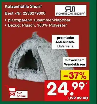 Netto Marken-Discount Katzenhölfe Sharif Best. -nr. 226279000 Rohrschneider Angebot