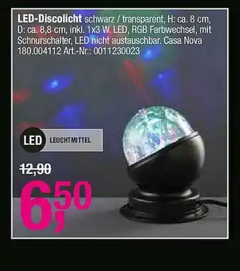 Opti Wohnwelt Led-discolicht Angebot