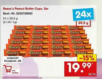 Netto Marken-Discount Reese's Peanut Butter Cups 2er Angebot