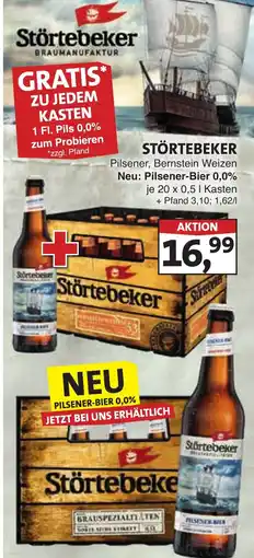 Lösch Depot Störtebeker Pilsener, Bernstein Weizen Neu: Pilsener-Bier 0,0% Angebot