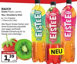 Lösch Depot RAUCH Eistee Peach, Lemon, Neu: Strawberry-Kiwi Angebot