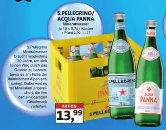 Lösch Depot S.PELLEGRINO/ ACQUA PANNA Mineralwasser Angebot