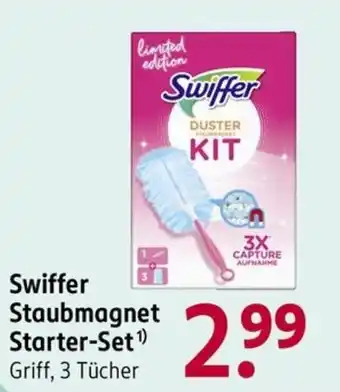 Rossmann Swiffer Staubmagnet Starter-Set Angebot