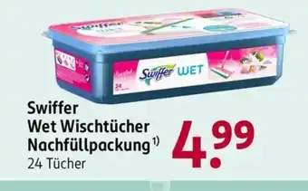 Rossmann Swiffer Wet Wischtücher Nachfüllpackung Angebot