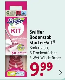 Rossmann Swiffer Bodenstab Starter-Set Angebot