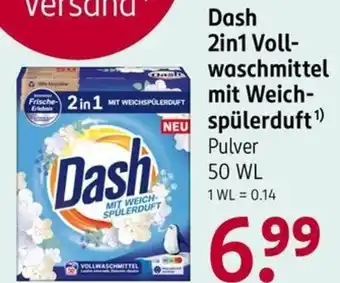 Rossmann Dash 2in1 Vollwaschmittel mit Weich-Spülerduft Angebot