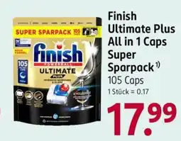 Rossmann Finish Quantum All in 1 Caps Super Sparpack Angebot