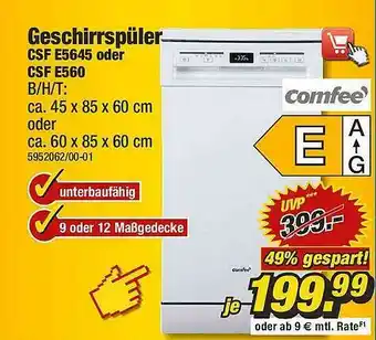 Poco Geschirrspüler Angebot