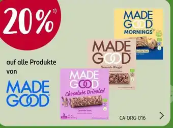 Rossmann 20% auf alle Produkte MADE GOOD Angebot