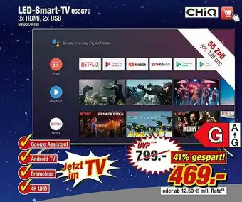 Poco Chiq Led Smart-tv U55G7U Angebot