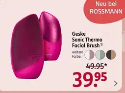 Rossmann Geske Sonic Thermo Facial Brush Angebot