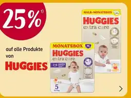 Rossmann 25% auf alle Produkte von HUGGIES Angebot