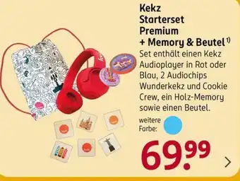 Rossmann Kekz Starterset Premium + Memory & Beutel Angebot