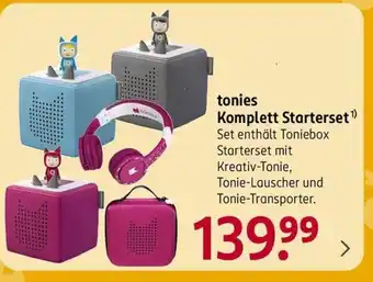 Rossmann tonies Komplett Starterset Angebot