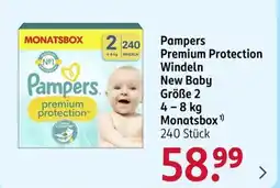 Rossmann Pampers Premium Protection Windeln Angebot