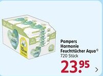 Rossmann Pampers Harmonie Feuchttücher Aqua Angebot