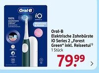 Rossmann Oral-B Elektrische Zahnbürste iO Series 2,,Forest Green" inkl. Reiseetui Angebot