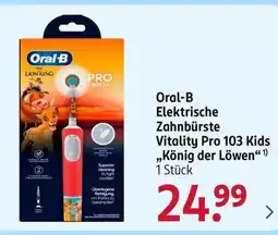 Rossmann Oral-B Elektrische Zahnbürste Vitality Pro 103 Kids „König der Löwen" Angebot