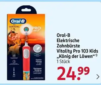 Rossmann Oral-B Elektrische Zahnbürste Vitality Pro 103 Kids „König der Löwen" Angebot