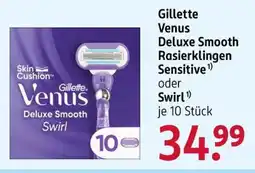 Rossmann Gillette Venus Deluxe Smooth Rasierklingen Angebot