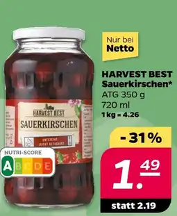 NETTO Harvest best sauerkirschen Angebot